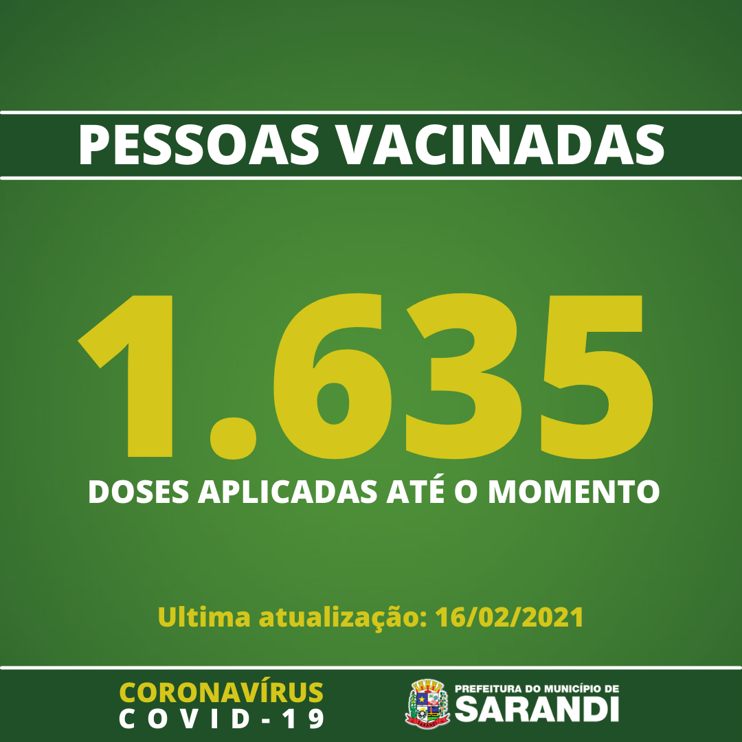 Vacinômetro 16/02/2021